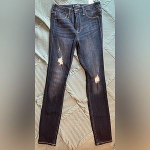 Hollister ripped jean leggings